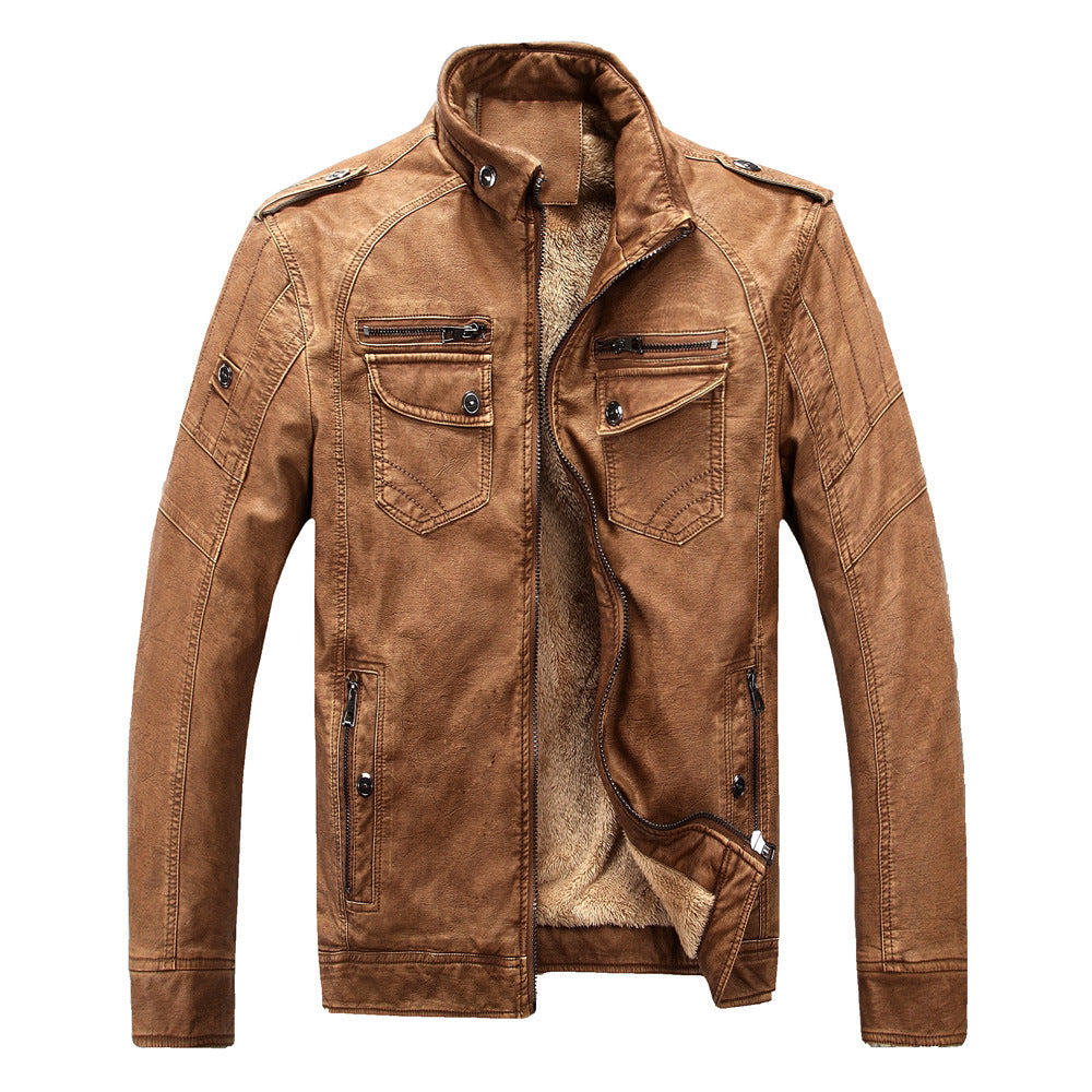 Retro suede Leather Rider's Jacket