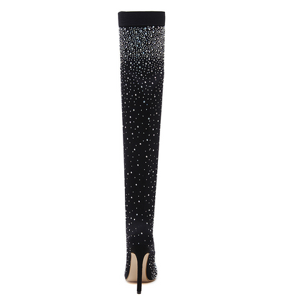 Milky-way Cuissardes Thigh-High Boots