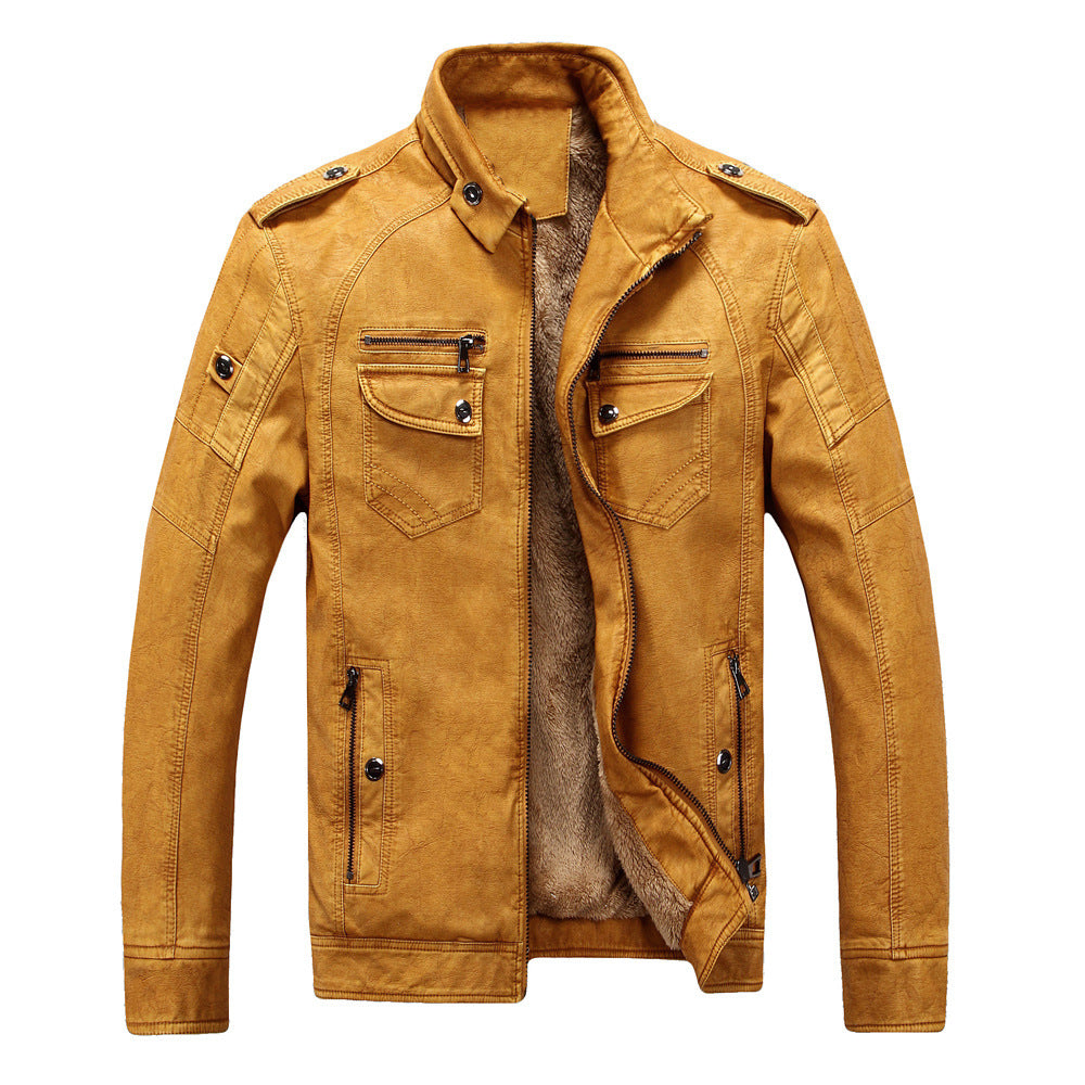 Retro suede Leather Rider's Jacket